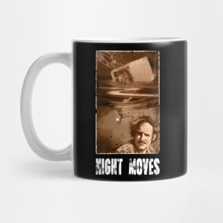 Noir Nostalgia Collection Moves T-Shirts, Echoes of Gene Hackman's Detective Legacy in Every Stitch Mug